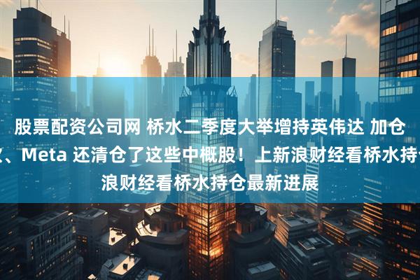 股票配资公司网 桥水二季度大举增持英伟达 加仓谷歌、微软、Meta 还清仓了这些中概股！上新浪财经看桥水持仓最新进展